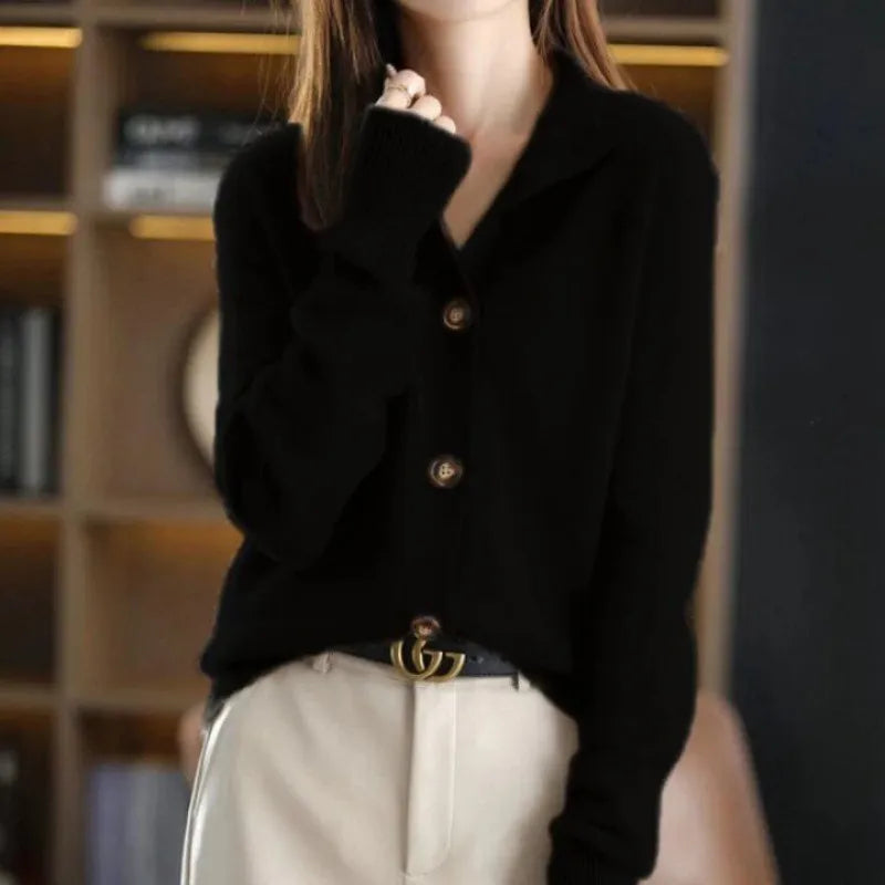 FEDERICA™ | CARDIGAN SOFFICE AVEC CHIUSURA A BOTTONI