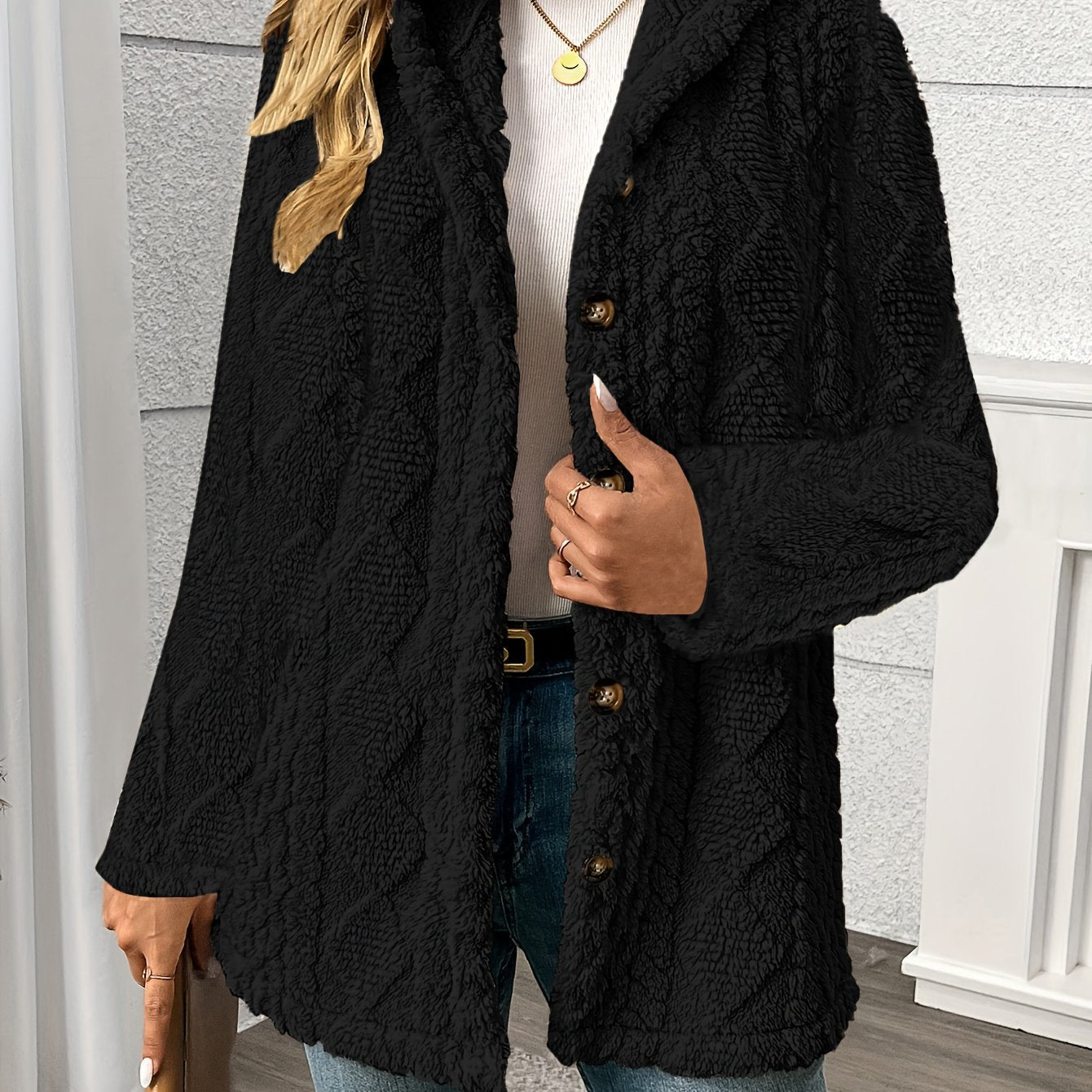 Celine - Manteau Teddy Doux