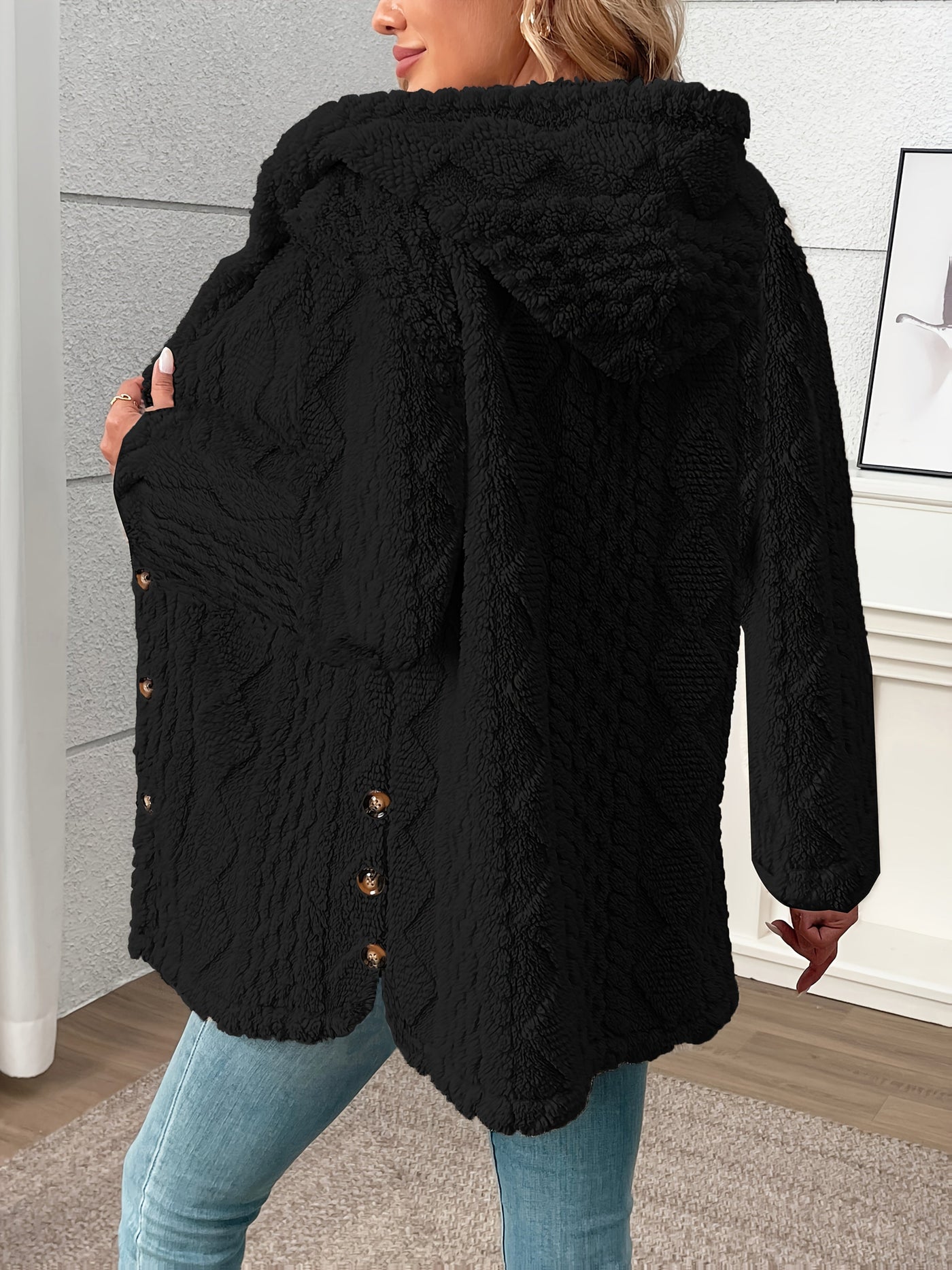 Celine - Manteau Teddy Doux