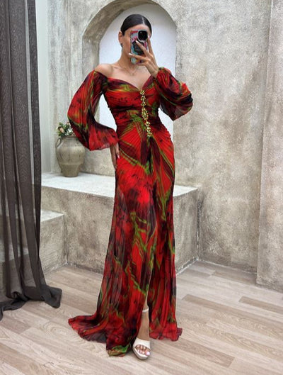 Giselle | Abito Elegante con Scollatura a V