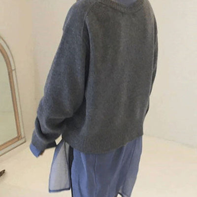 Evaline | Cardigan à Collo Rotondo