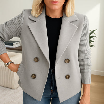 Rubis | Blazer structuré pour femme | Maniche à Maglia