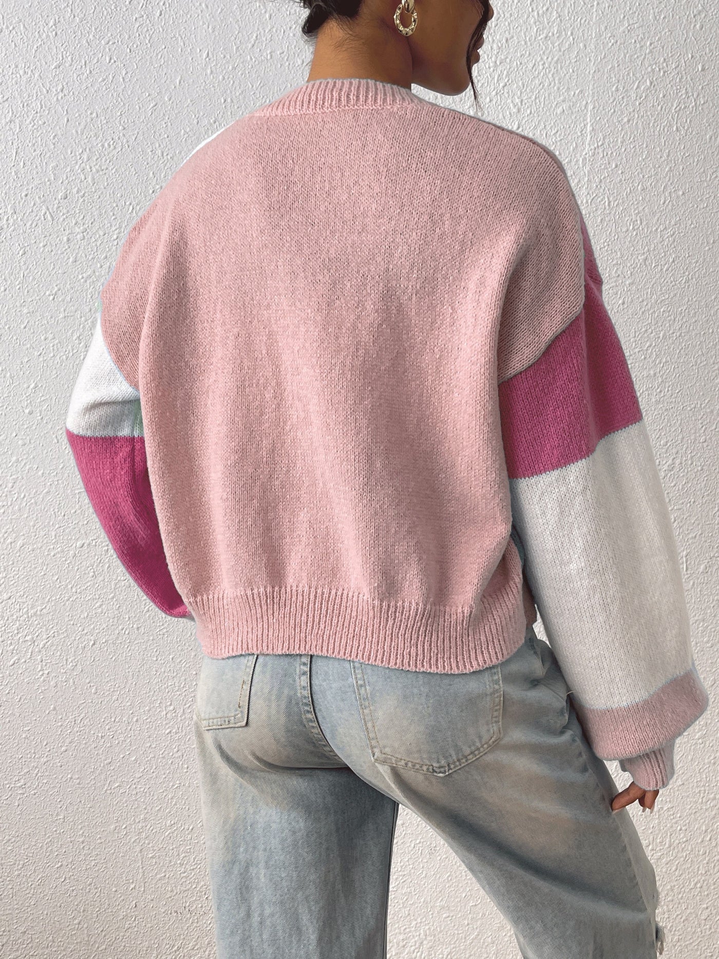 Angéline | Cardigan à blocs de couleur