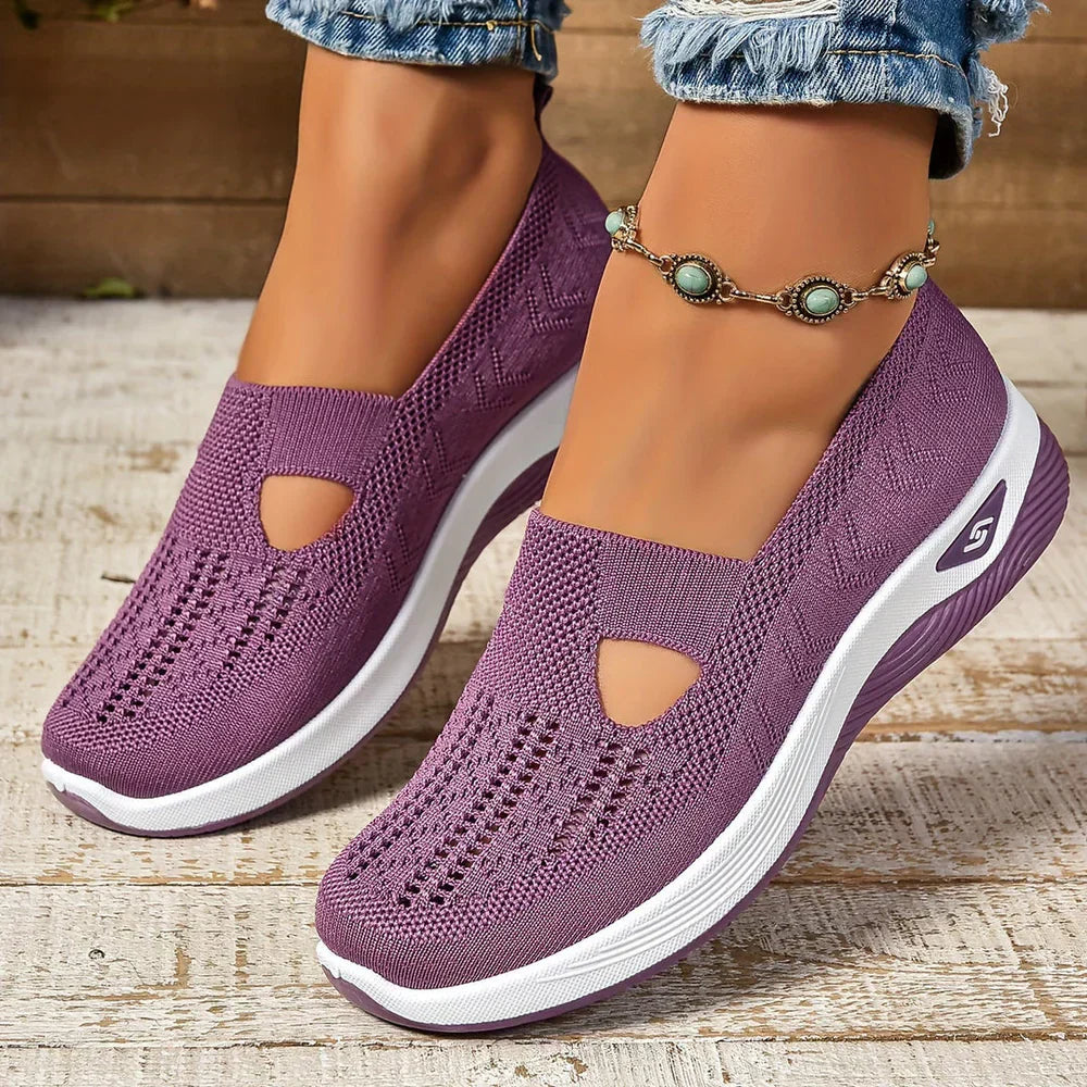 Amandine | Pantofole de passeggio confortevoli RelaxFit 