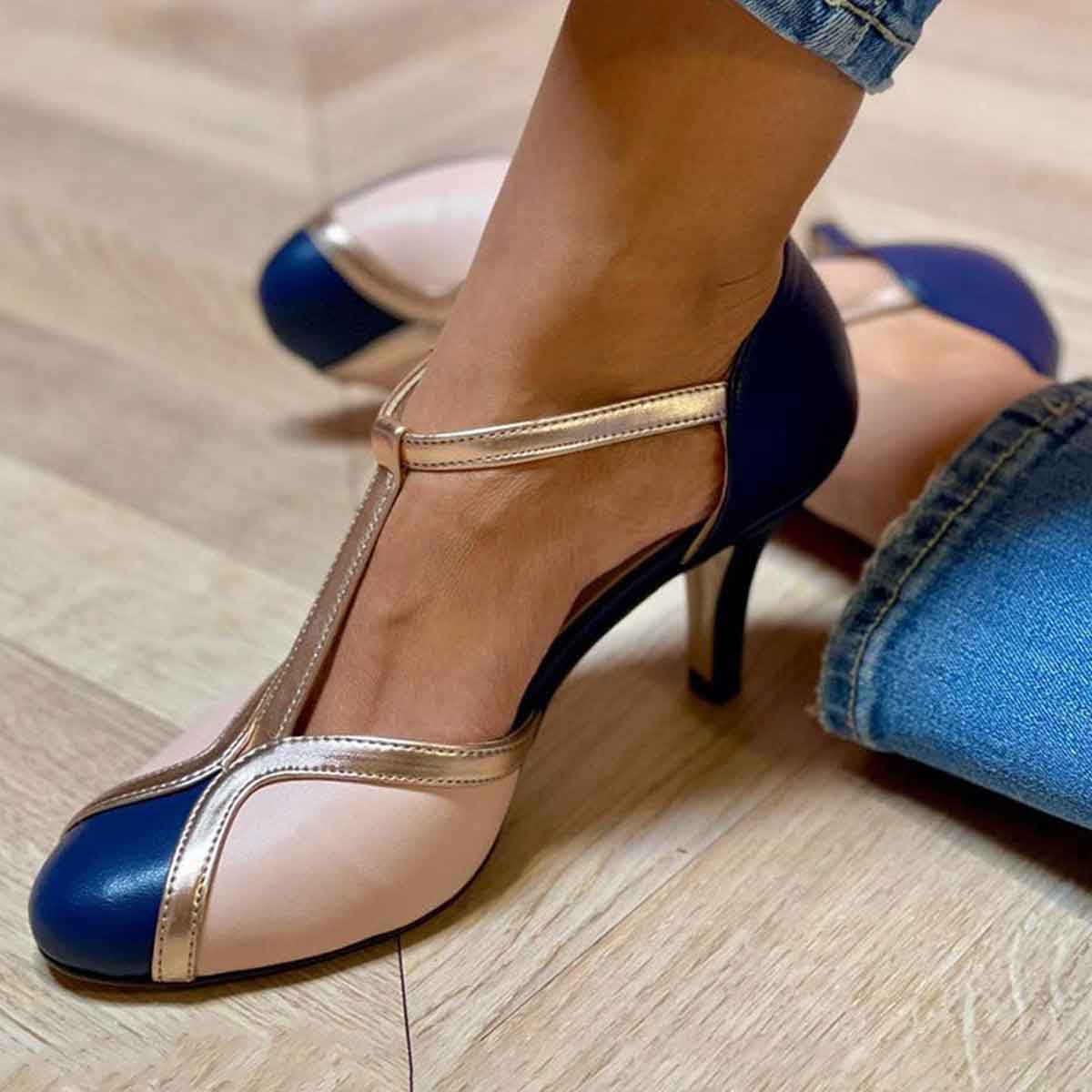 Alessia™ | Chaussures T-Strap Colorate et Comode