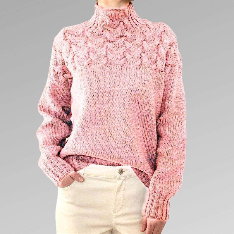 Pull Davila Elegante e Caldo avec Collo Alto