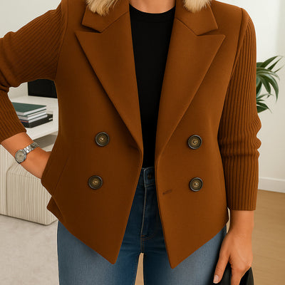 Rubis | Blazer structuré pour femme | Maniche à Maglia
