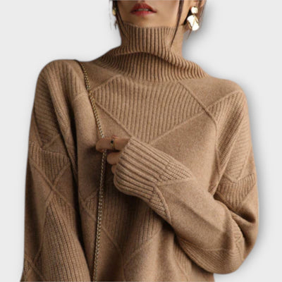 Mélanie - Maglione con Collo Alto Confortevole