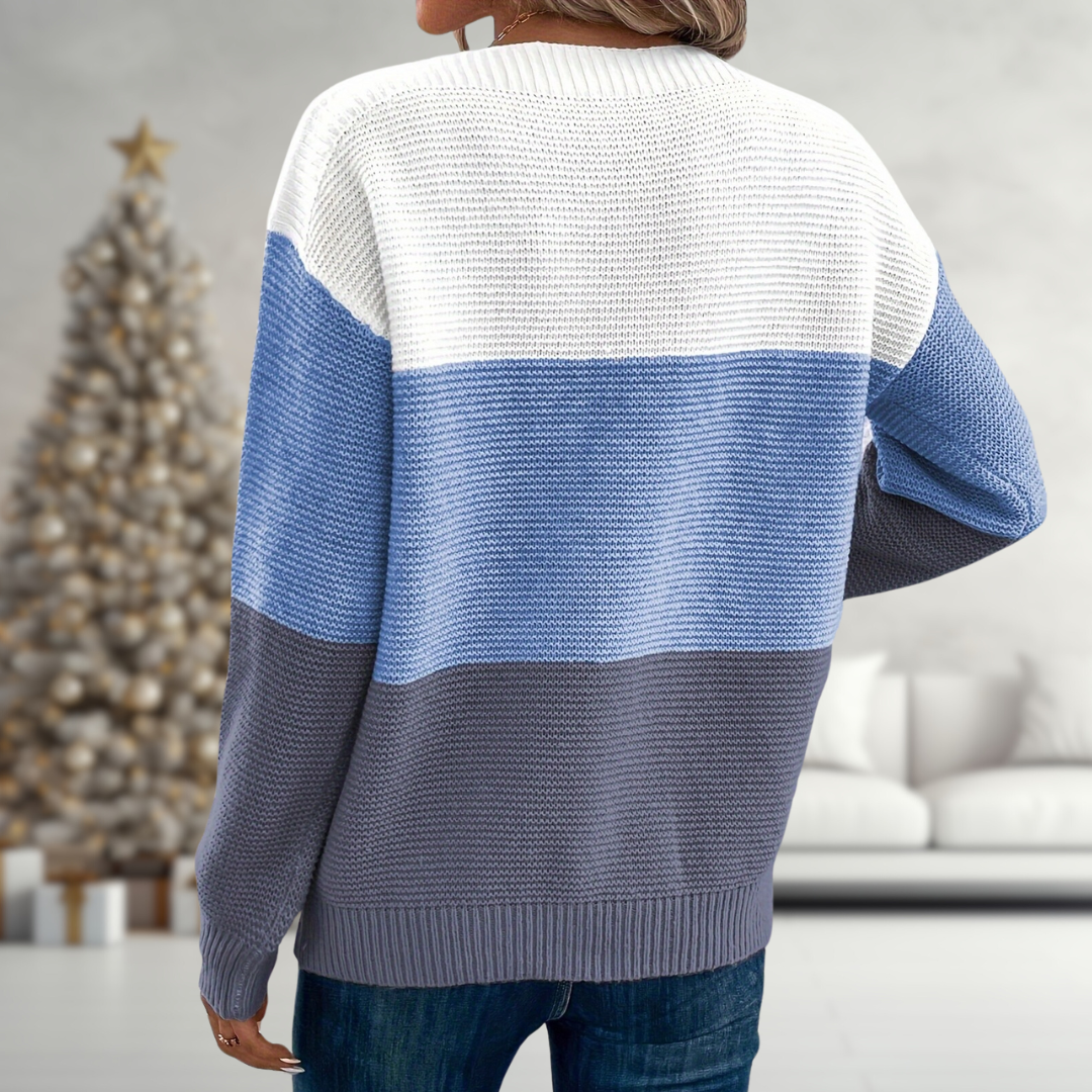 CLAUDIA™ | MAGLIONE GRADIENT FATTO A MANO