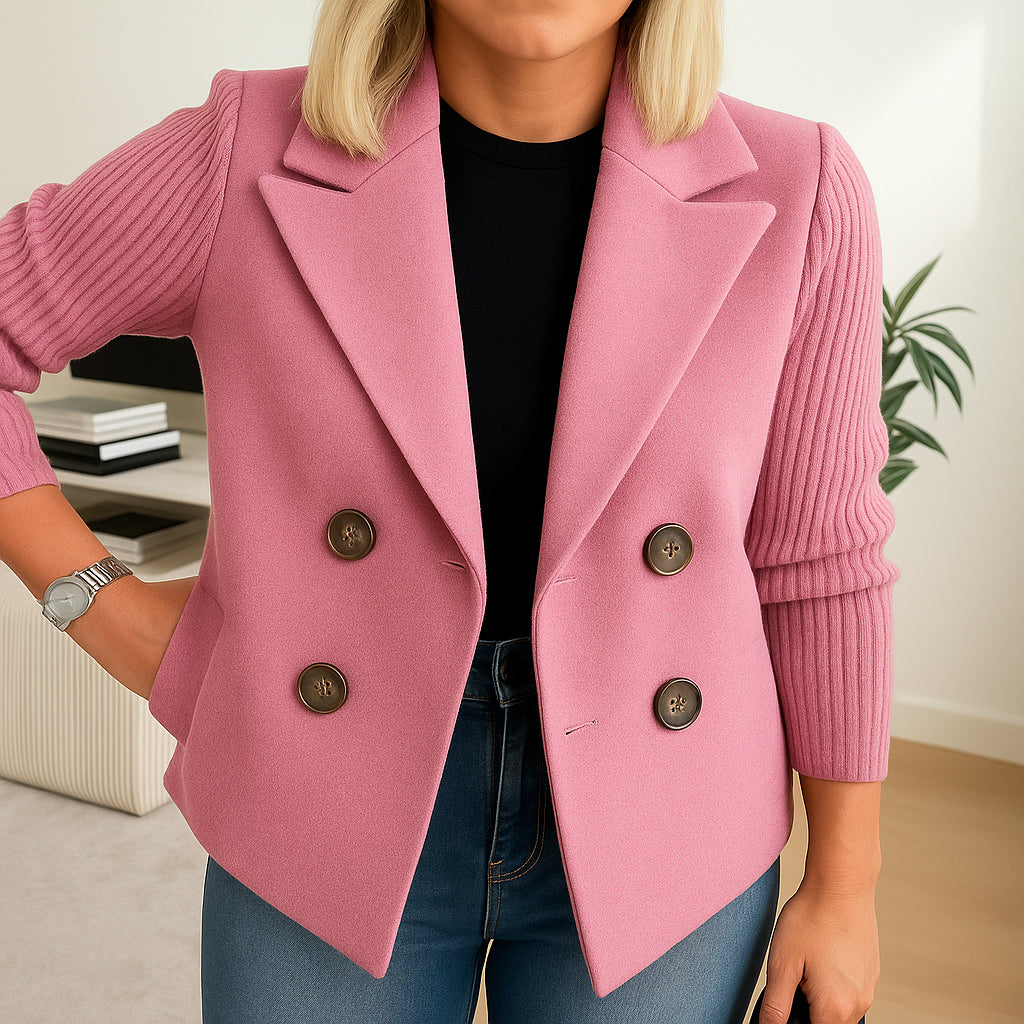 Rubis | Blazer structuré pour femme | Maniche à Maglia
