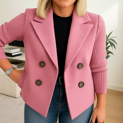 Rubis | Blazer structuré pour femme | Maniche à Maglia