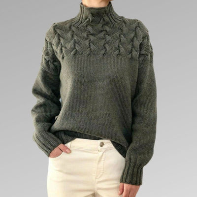 Pull Davila Elegante e Caldo avec Collo Alto