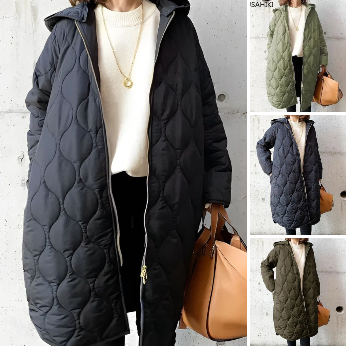 PRISCILLE™ | PARKA CON CAPPUCCIO ET DETTAGLI CURATI 