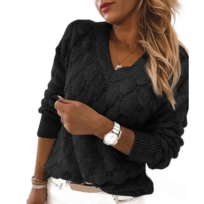 Léna | Pull avec scollatura a V
