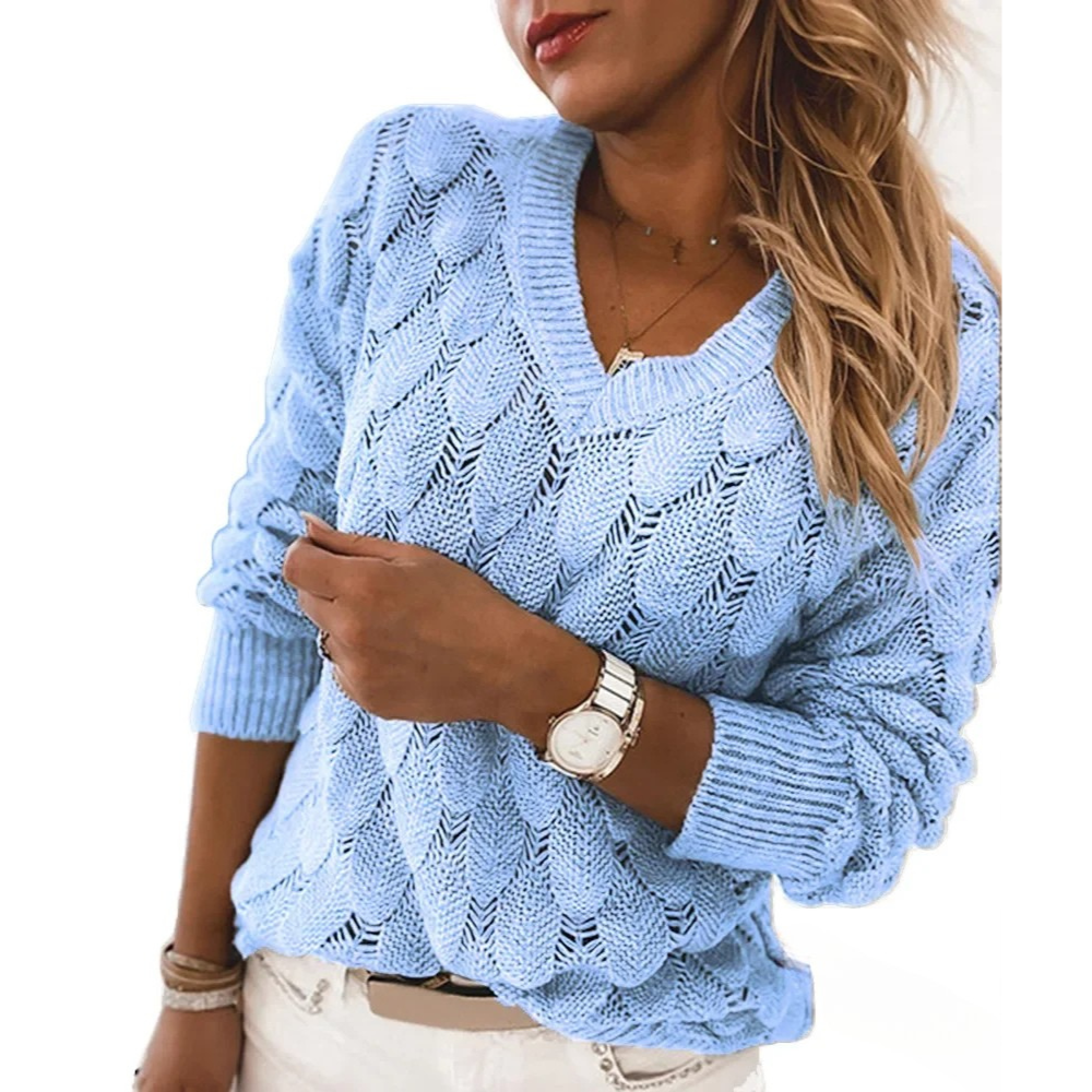 Léna | Pull avec scollatura a V