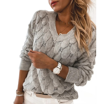 Léna | Pull avec scollatura a V
