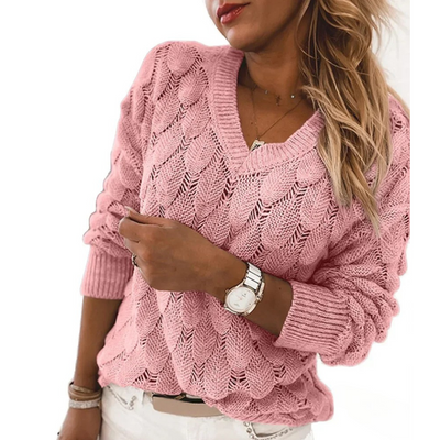 Léna | Pull avec scollatura a V