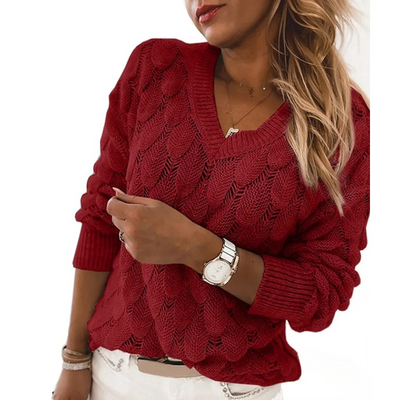 Léna | Pull avec scollatura a V