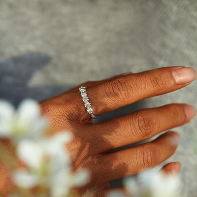 Élisa™ | Anello Margherita Regolabile 