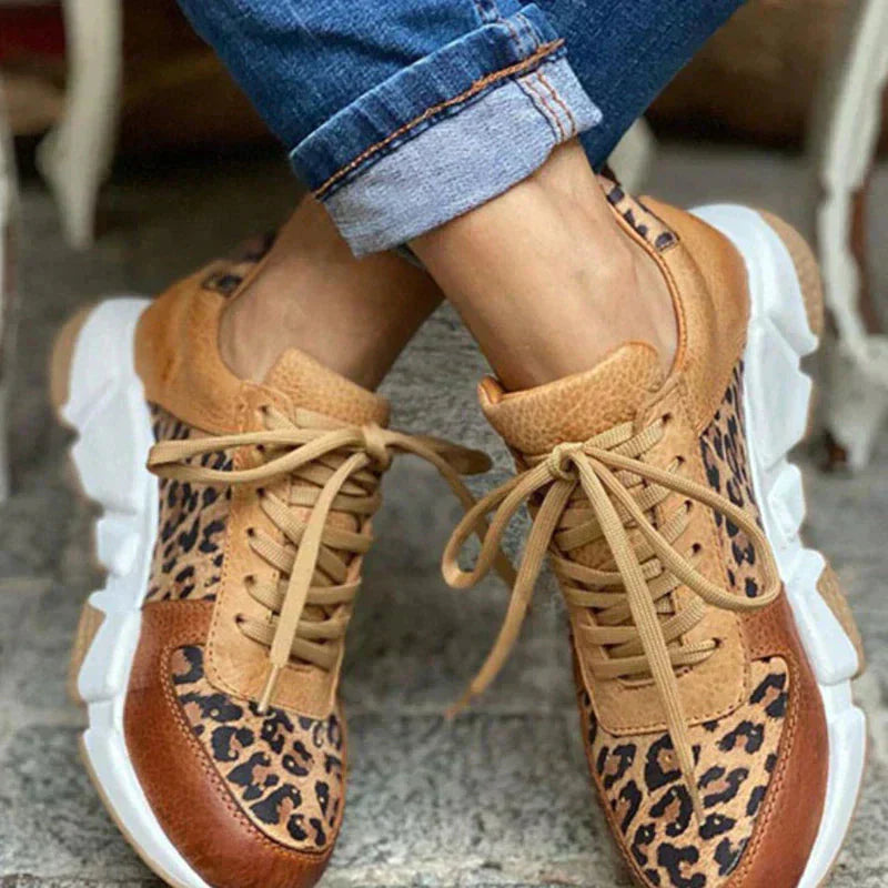 Femke™ | Baskets léopard confortevoli