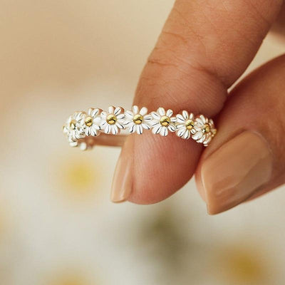 Élisa™ | Anello Margherita Regolabile 