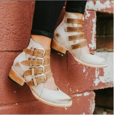 Mélanie™ | Sandali Vintage Eleganti en Pelle