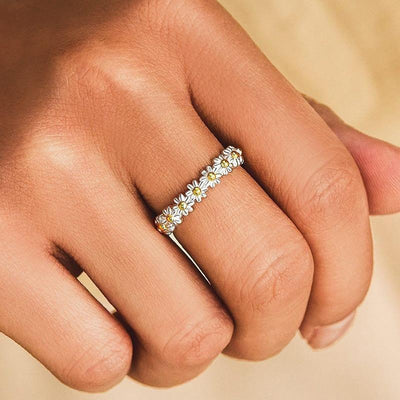Élisa™ | Anello Margherita Regolabile 