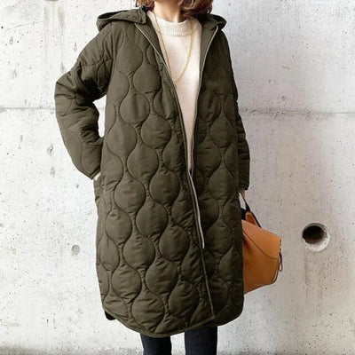 PRISCILLE™ | PARKA CON CAPPUCCIO ET DETTAGLI CURATI 
