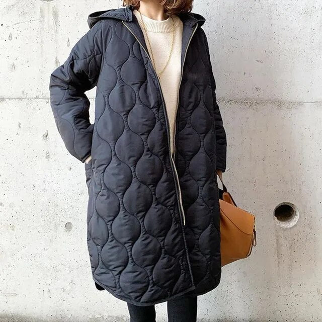 PRISCILLE™ | PARKA CON CAPPUCCIO ET DETTAGLI CURATI 