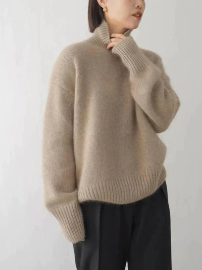 Alecia | pull col roulé élégant