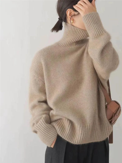 Alecia | pull col roulé élégant