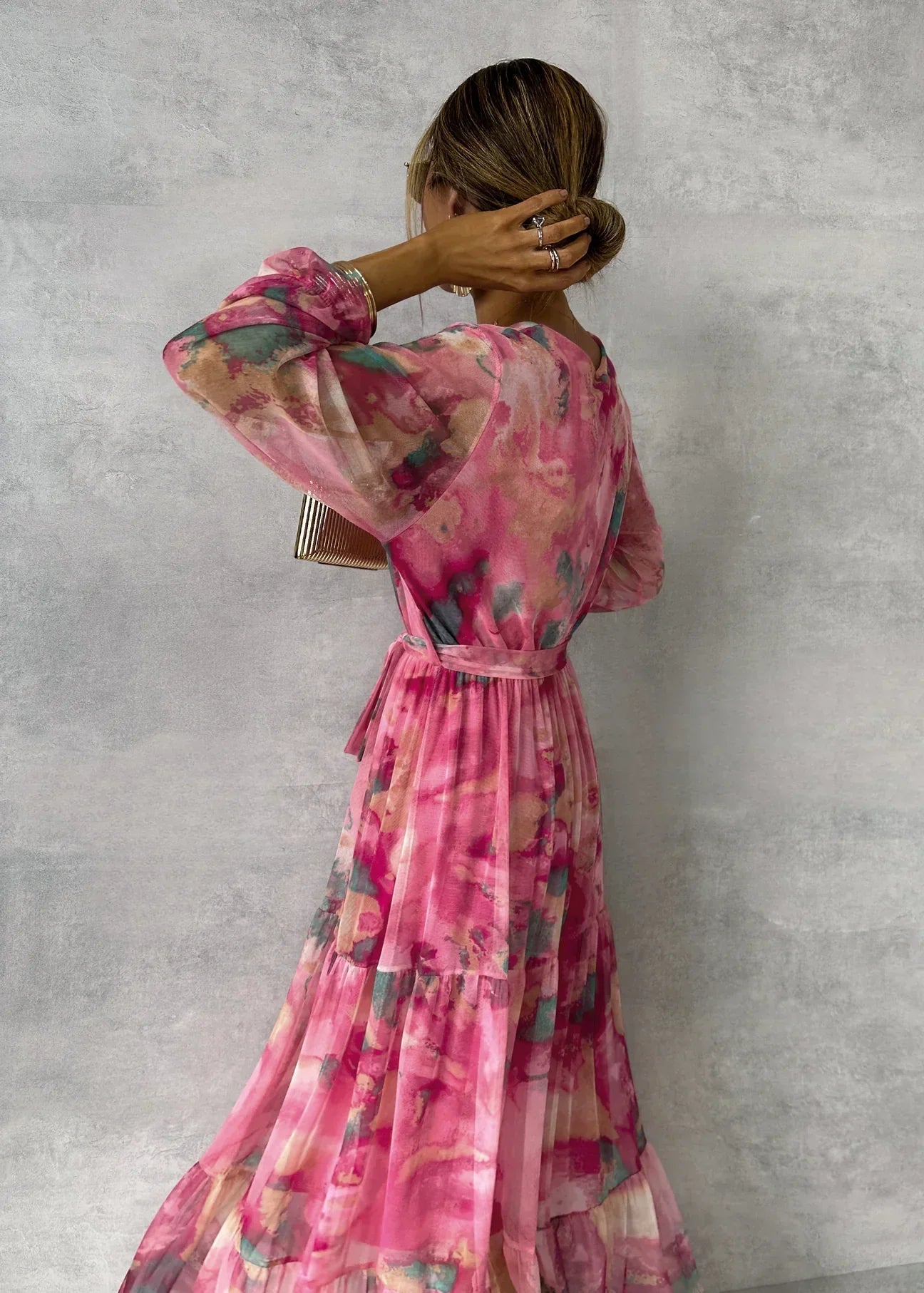 Meli | robe portefeuille à motifs floraux