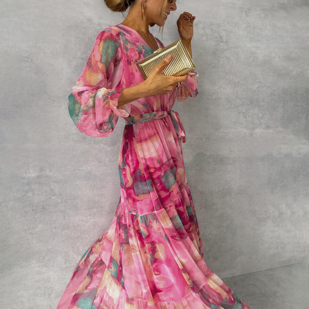 Meli | robe portefeuille à motifs floraux