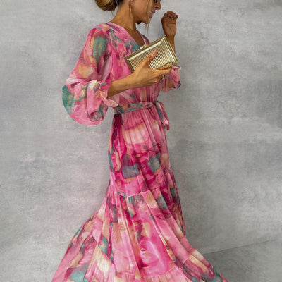 Meli | robe portefeuille à motifs floraux