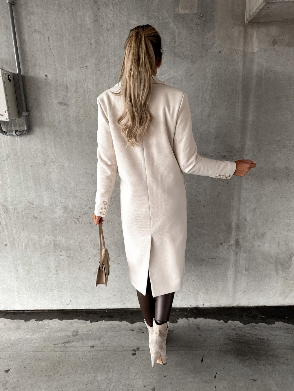 KATE | Cappotto di Lana Lunghezza Lunga per Donne 