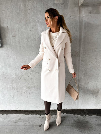 KATE | Cappotto di Lana Lunghezza Lunga per Donne 