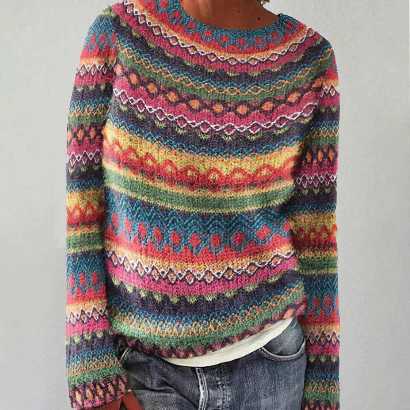 Emma™ - Maglione Rétro Accogliente