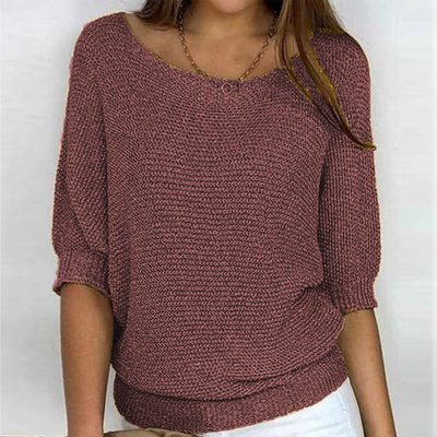 Pull Demi Manica Casual En Cotone
