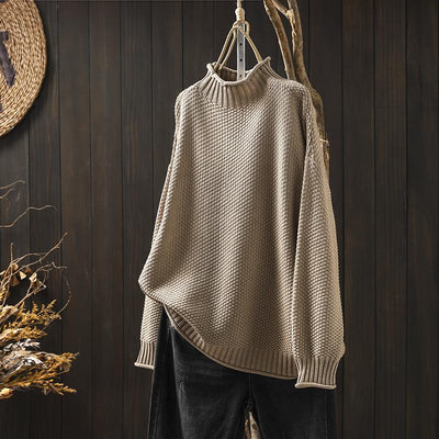 ANITA™ | MAGLIONE EN MAGLIA GAUFRE MORBIDO ED ELEGANTE 