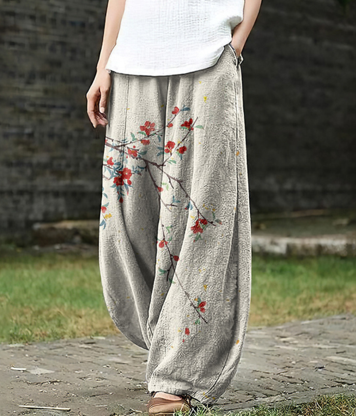 Pantaloni Blossom Drift