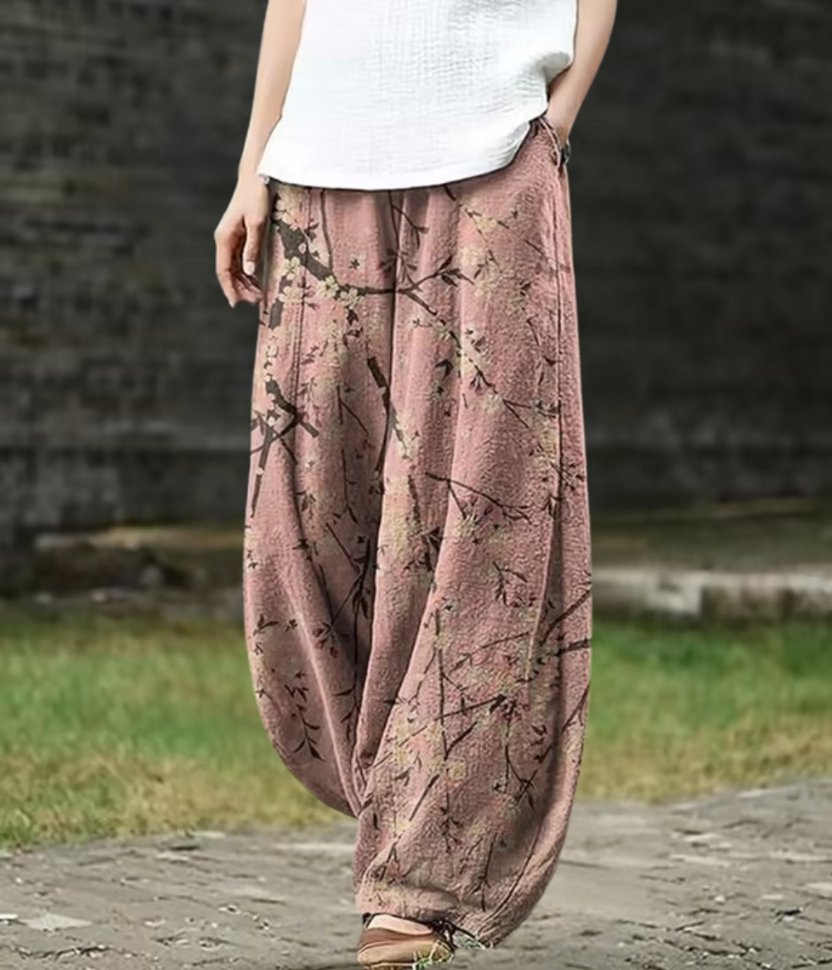 Pantaloni Rami Sussurranti