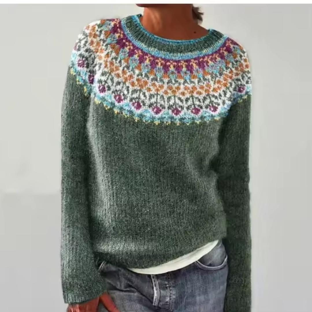 Silvana™ - Maglione Rétro Confortevole