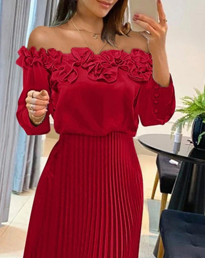 Aria™ | Robe longue à épaules dénudées Fluttuante 