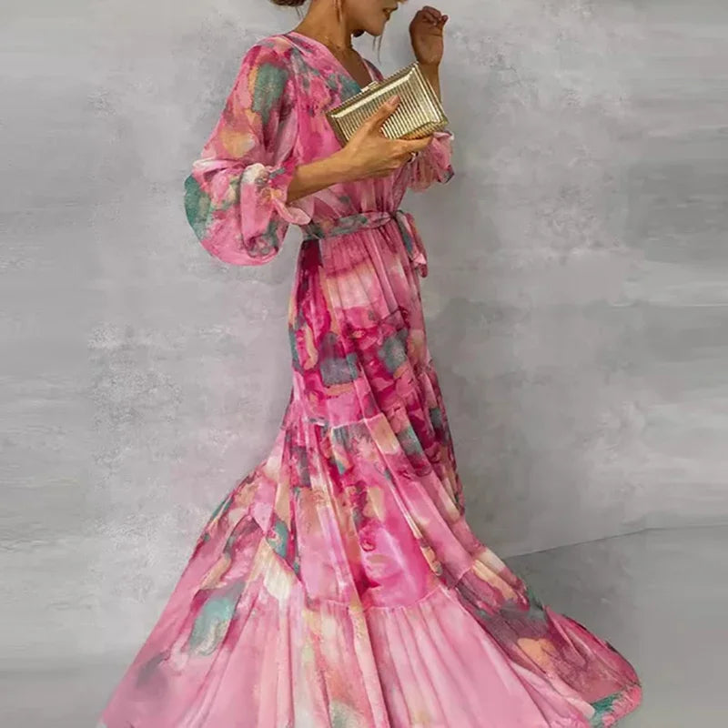 Emily - Abito Floreale Elegante 