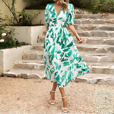 Isolde - Robe midi col V