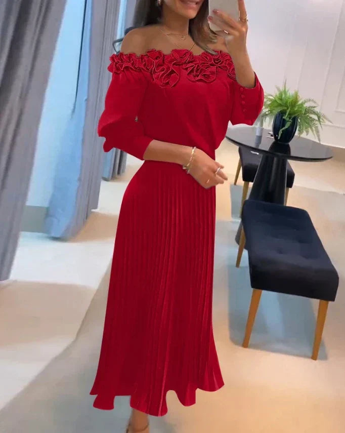 Aria™ | Robe longue à épaules dénudées Fluttuante 