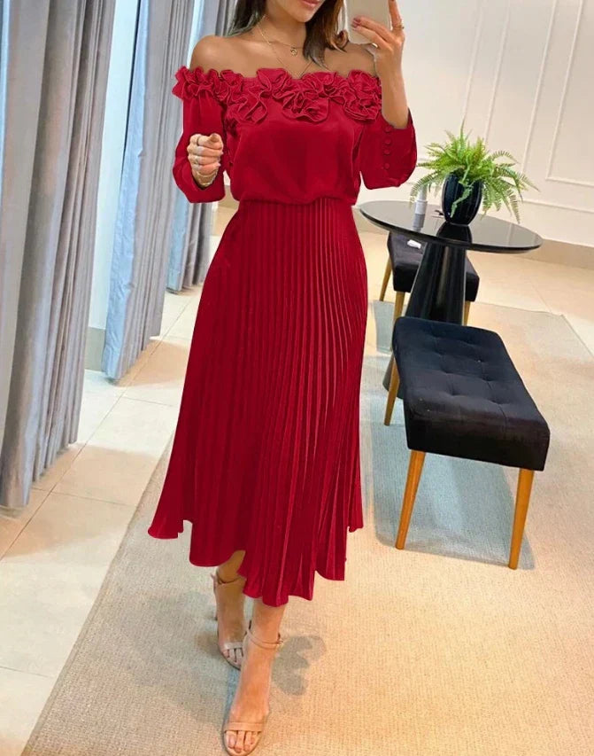 Aria™ | Robe longue à épaules dénudées Fluttuante 