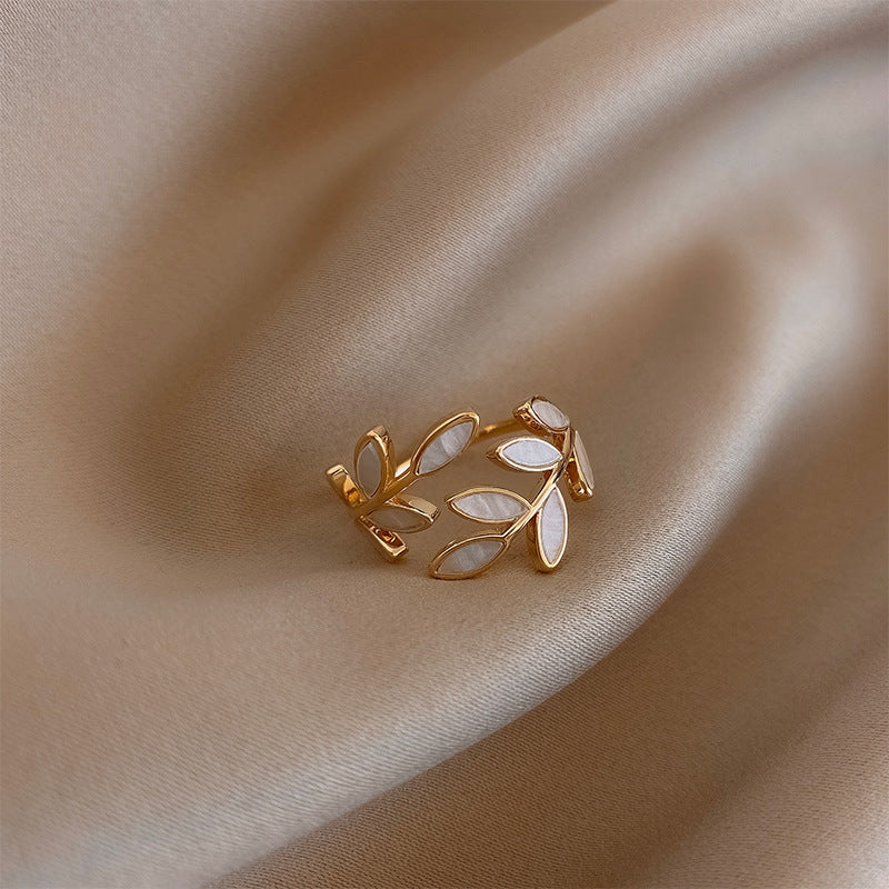 Béatrice™ | Anello Foglia avec Opale 