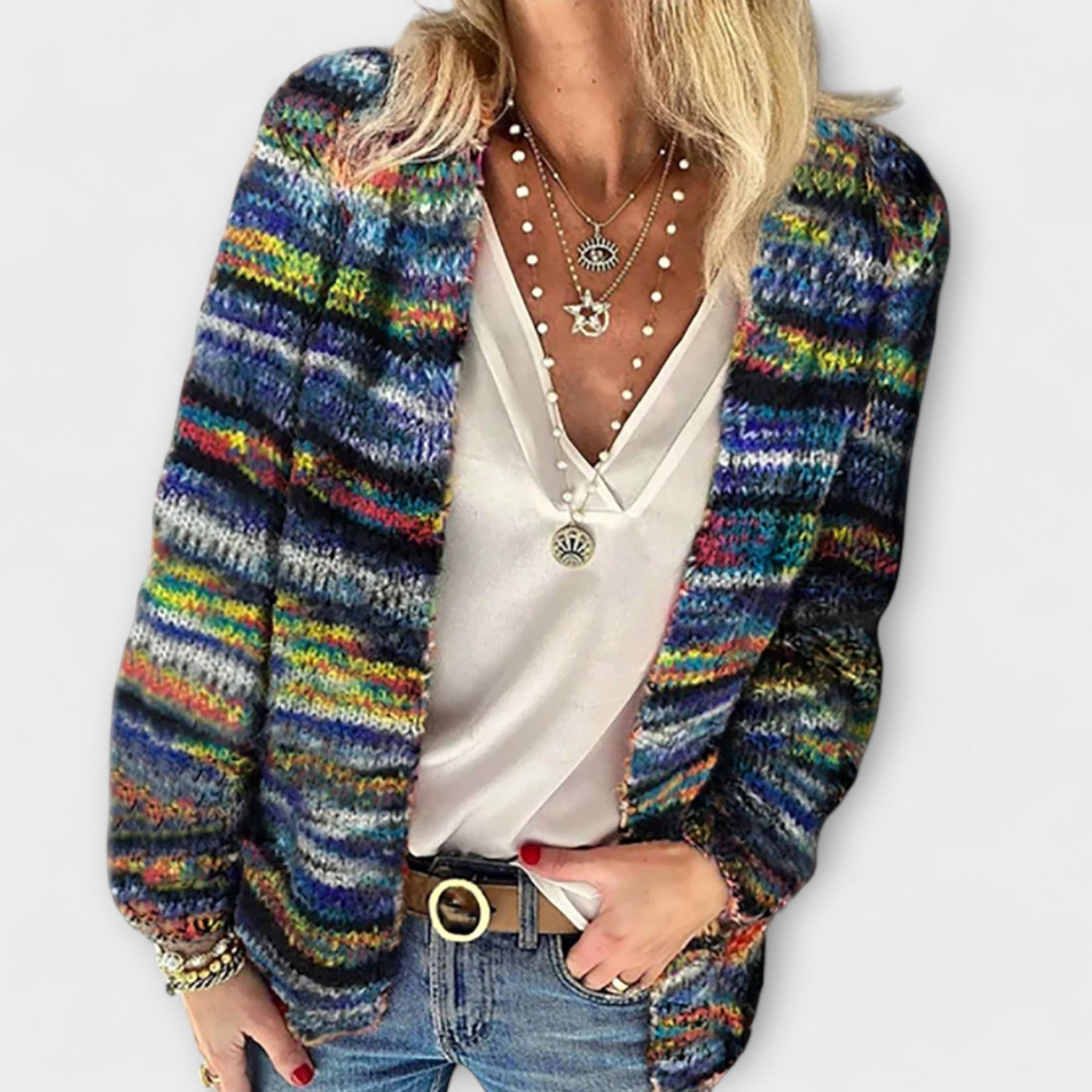 Birgitte - Cardigan Vivace et Confortevole