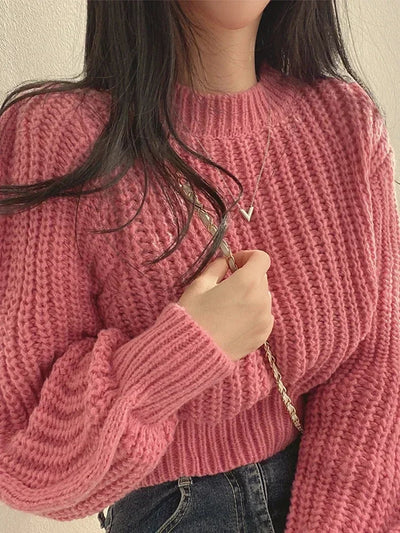Léonie™ | Maglione Elegante à Maniche Lunghe